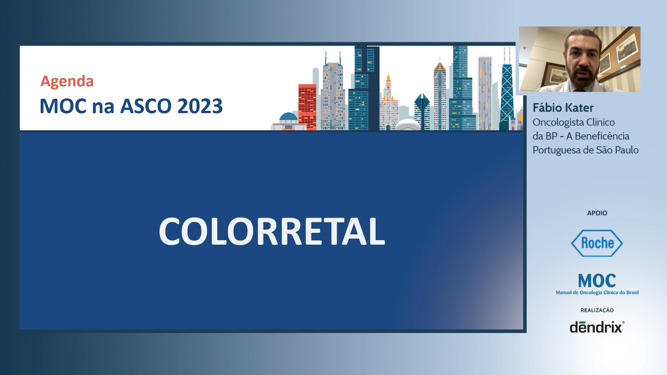 Agenda PréASCO 2023 CÂNCER GI Colorretal Dr. Fábio Kater Manual